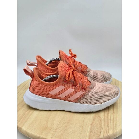 Adidas Lite Racer Kid's Running Shoes Girls Glow Pink Coral EE6949 size 5.5 - Picture 1 of 9